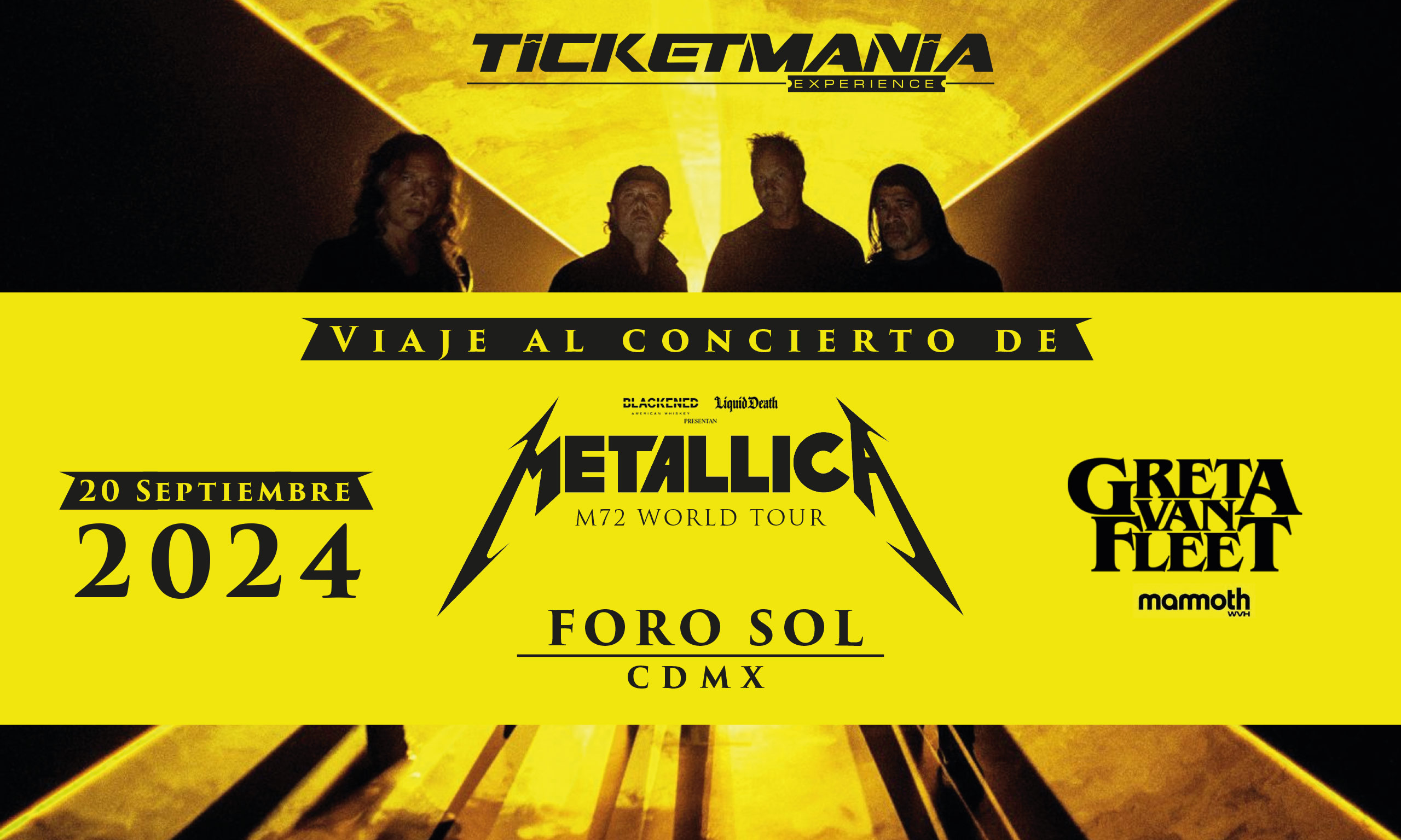 Viaje al concierto de Metallica en CDMX/ Desde San Luis Potosí y