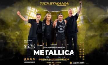 Viaje Premium al concierto de Metallica en CDMX/ Desde San Luis Potosí